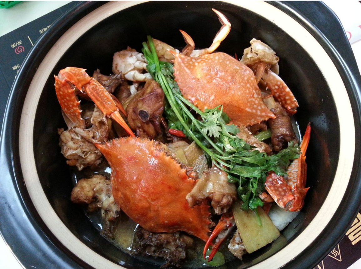 家常美味特色菜:美味的鸡煲蟹,喜欢吃鸡和螃蟹的一定不要错过