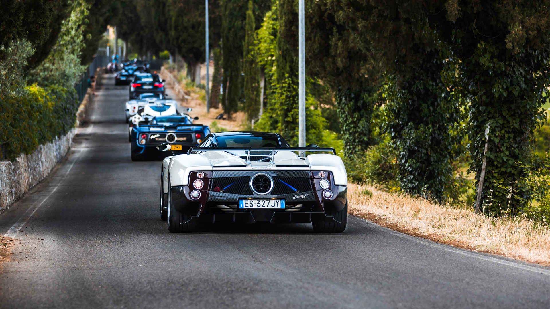 pagani zonda f跑车汽车桌面壁纸