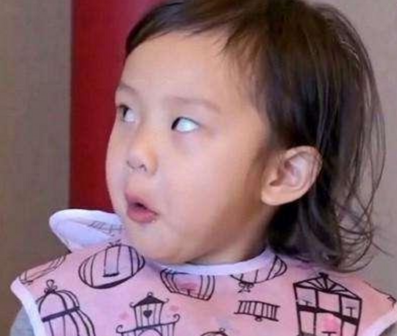 当红明星的"奇葩"表情包,图3甜馨翻白眼,最后一张太搞笑了