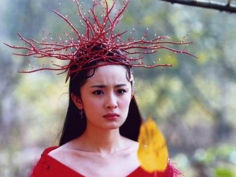 杨幂《新聊斋志异》有4款造型:图二最美,最后一张让胡歌动了心