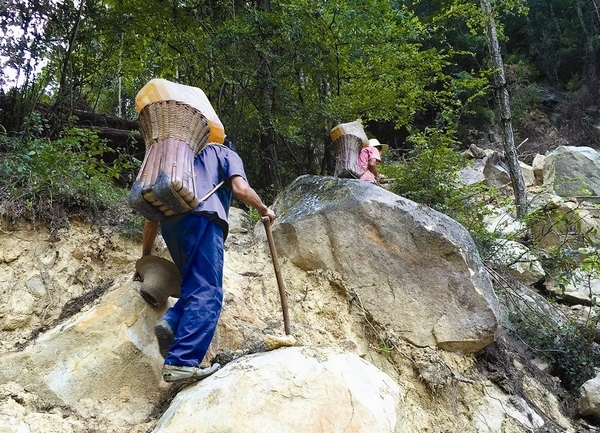 故事:山上遇到个崴脚老乞丐,傻小子背他下山,突然来了惊喜