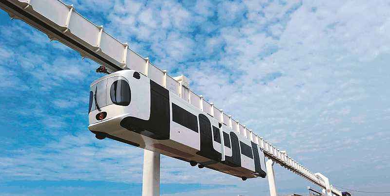 揭秘:中国最牛"空中火车",每公里造价只有地铁五分之一