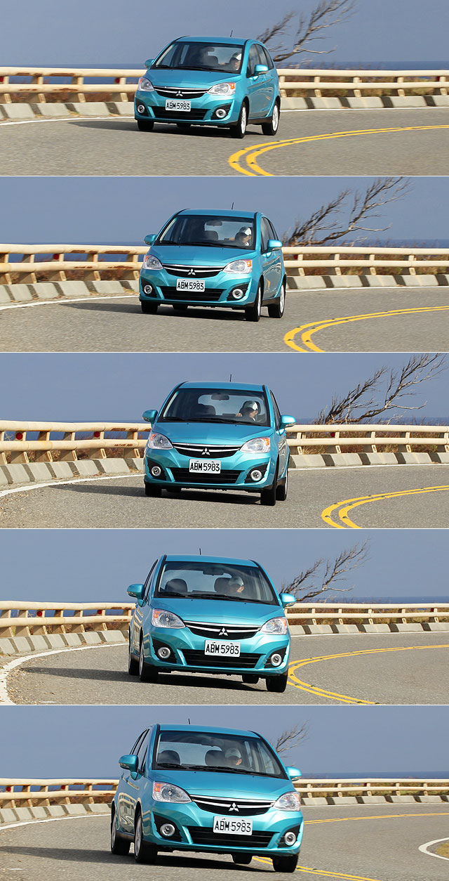 感受老款三菱colt plus的驾驶体验