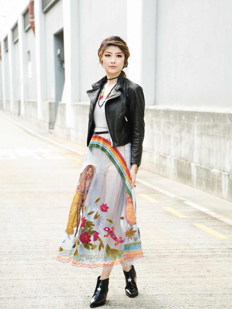 陈慧琳帅气时尚街拍合集