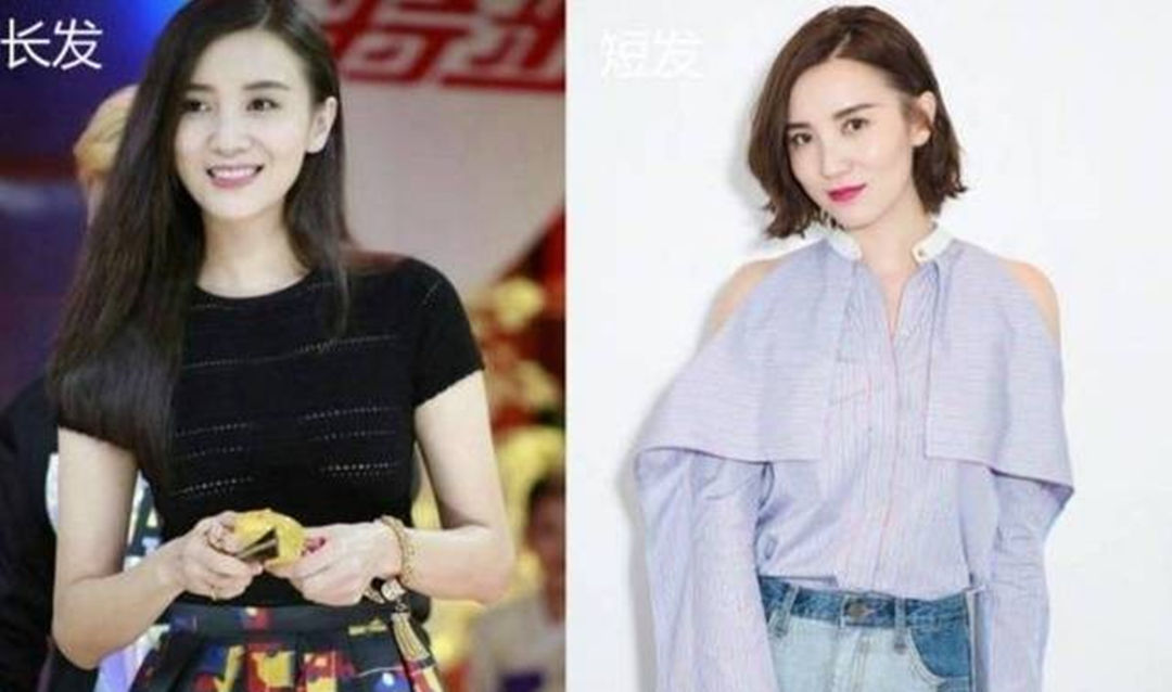 5组女星长发与短发的对比照,最后一组堪称整容