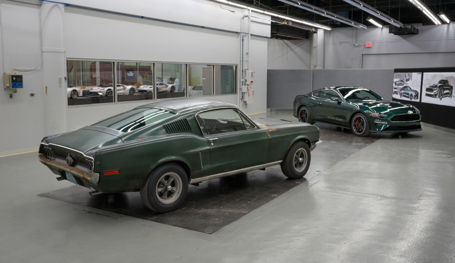 细节实拍1968年的第一代野马gt,被誉为肌肉线条最硬朗的车型!