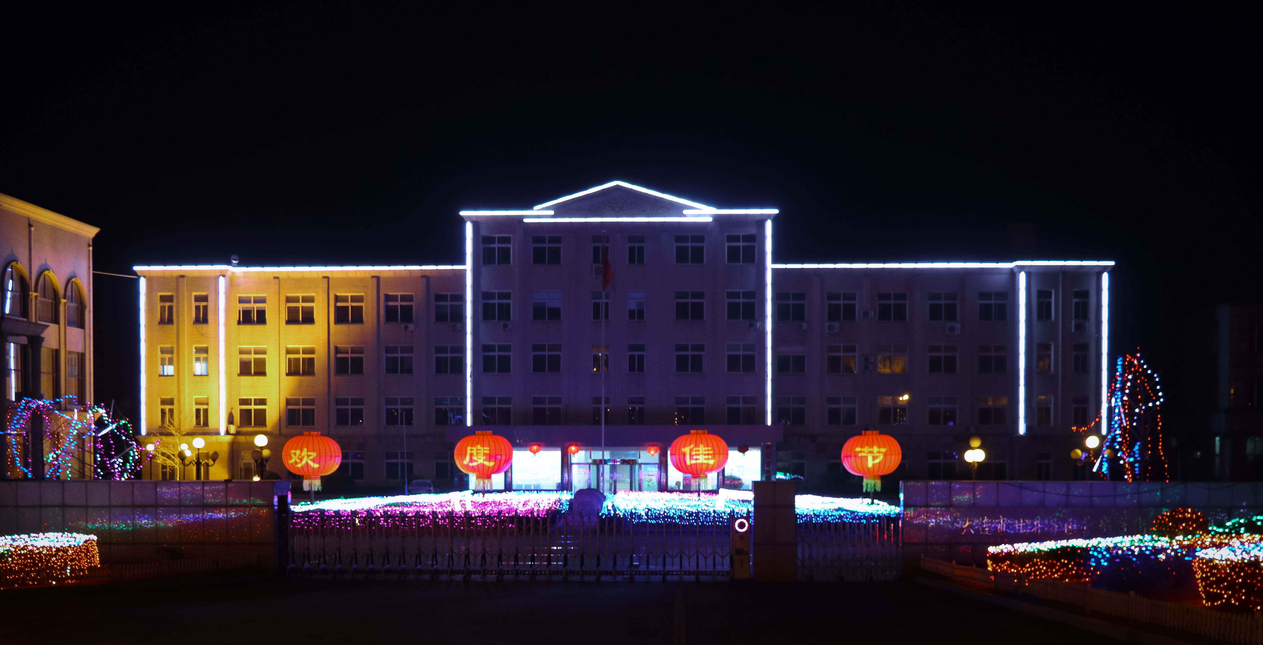 大连甘井子区夜景图片