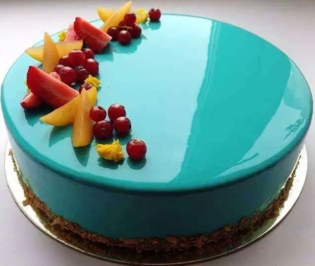 这些高颜值的镜面蛋糕,你忍心切开吃吗?第4个切开却难以直视!