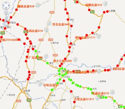 今早铁岭城区路况信息
