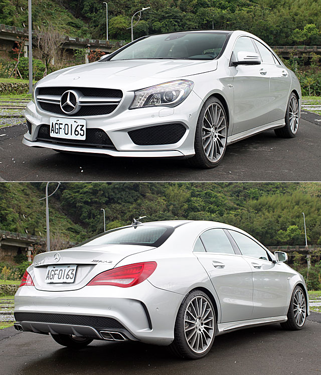 感受老款梅赛德斯奔驰cla 45amg的驾驶体验