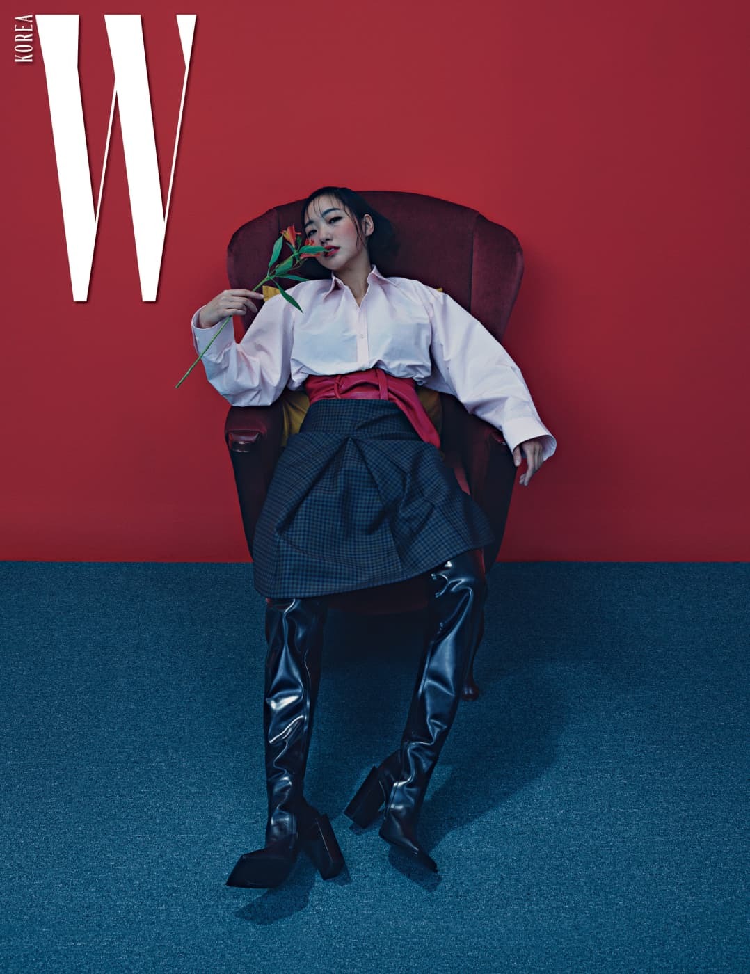 《鬼怪》小美女金高银《w》杂志写真大片,一般人驾驭不了这风格