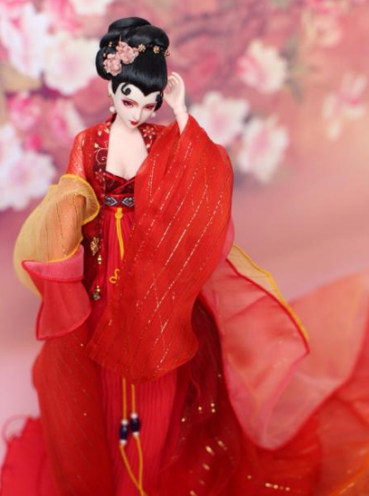 6大星座专属的古风红衣娃娃:射手座的唯美,天蝎座的美哭了