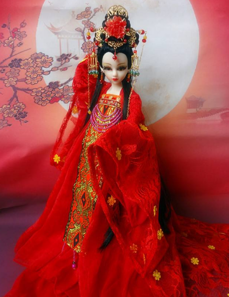 6大星座专属的古风红衣娃娃:射手座的唯美,天蝎座的美哭了