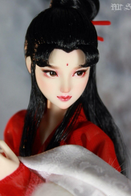 6大星座专属的古风红衣娃娃:射手座的唯美,天蝎座的美哭了