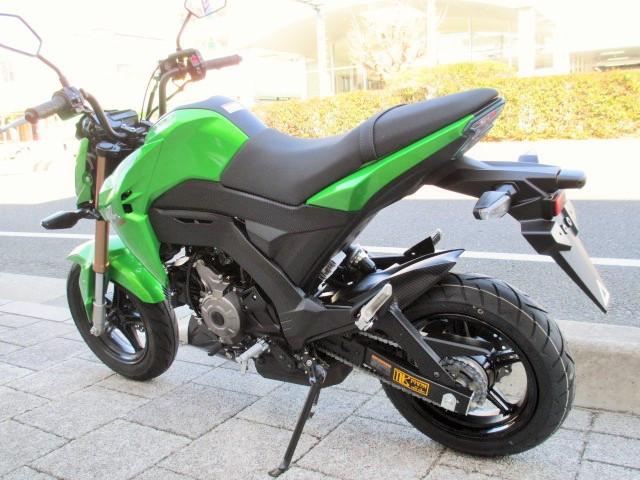 实拍川崎迷你摩托车z125!