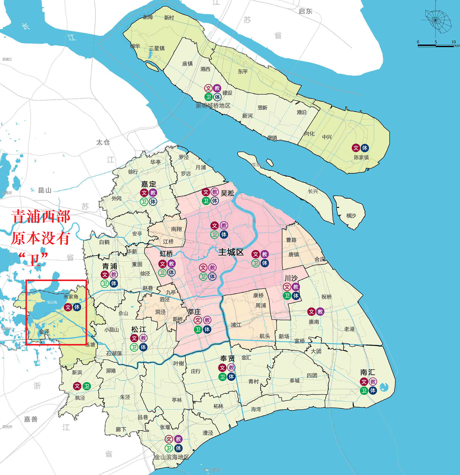 青浦区地图各镇全图图片