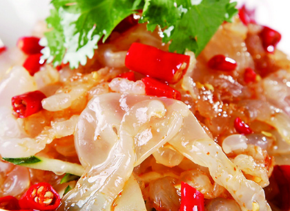 酸辣海蜇头,酥脆爽口好味道,再来一盘