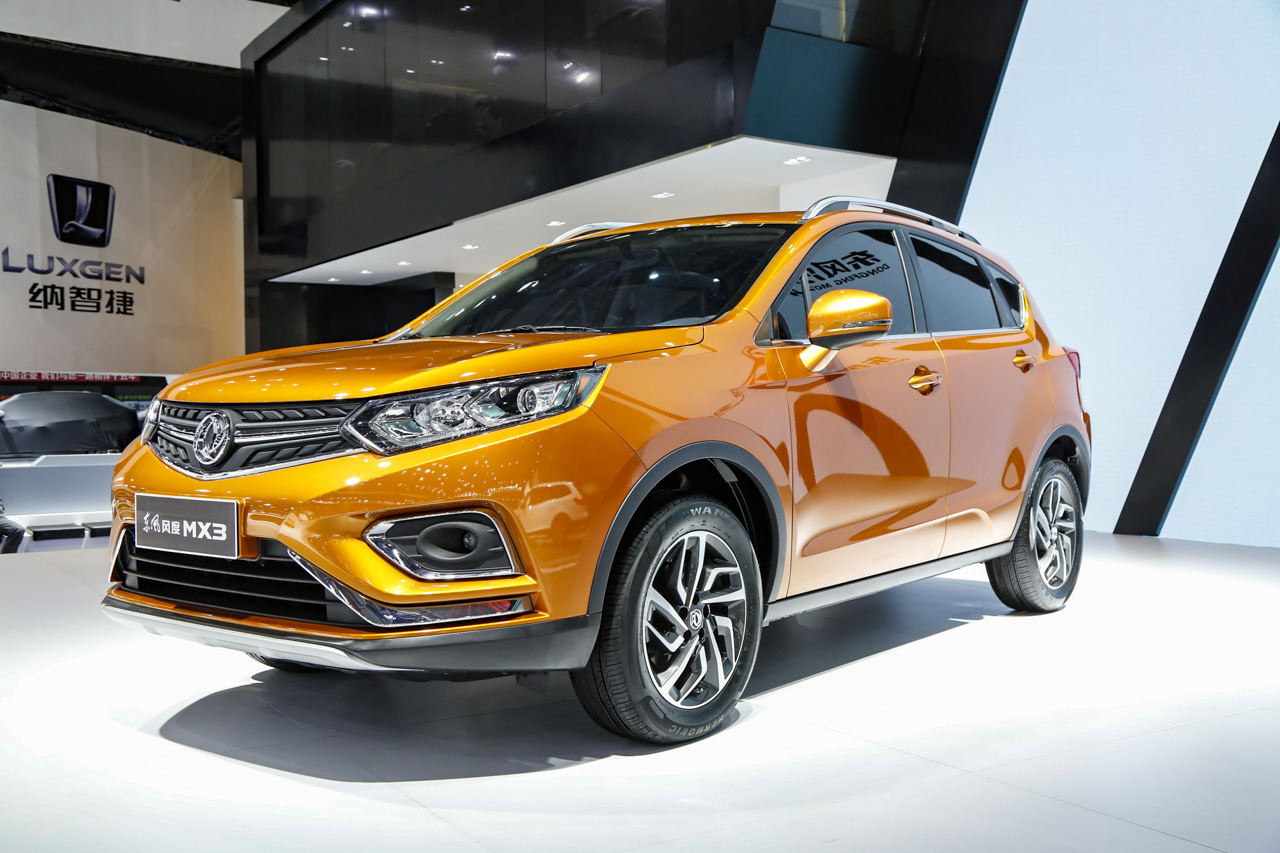 车展实拍:东风风度mx3,自主小型suv