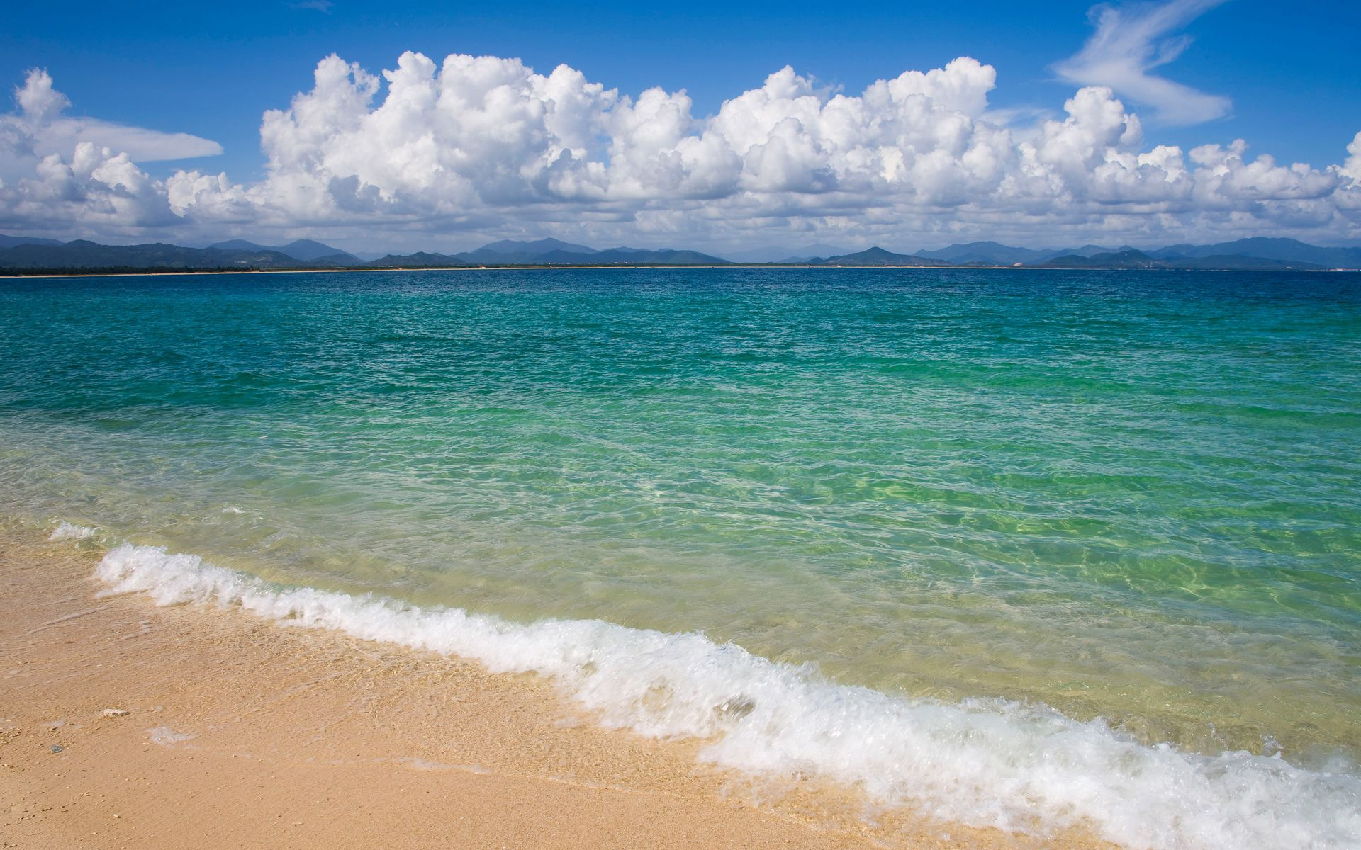 周围的海域生长着大量的珊瑚,由于潜水海域,污染极少