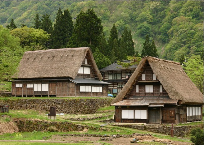 世界文化遗产白川乡合掌造建筑村落位于日本岐阜县白川村,村内现保存