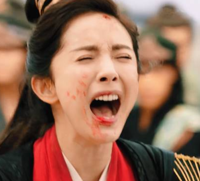 女星脸部狰狞吼叫的瞬间,刘亦菲太感人,最后一位形象太逼真!