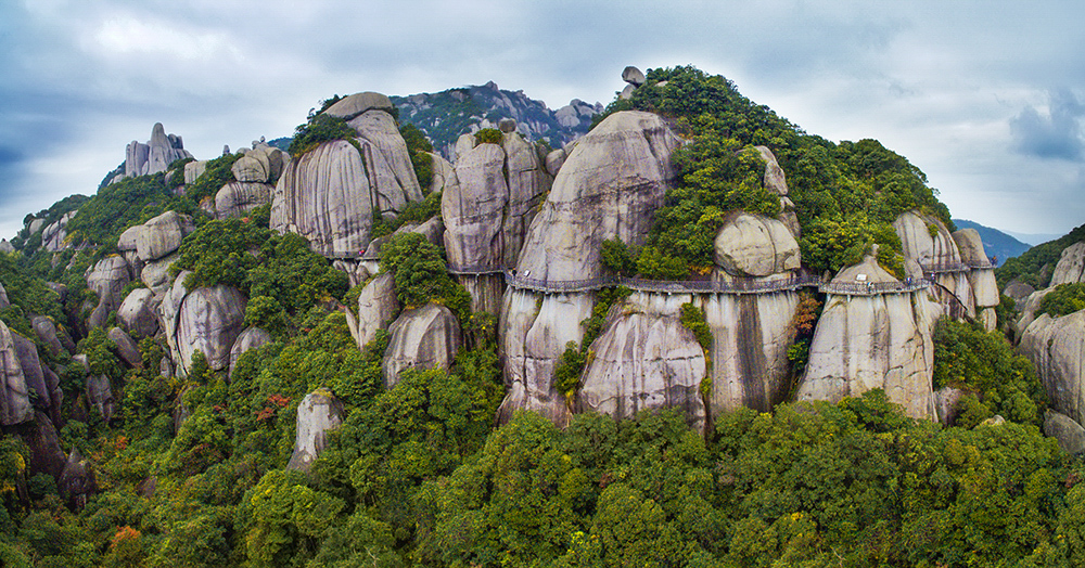 太姥山观海悬空栈道
