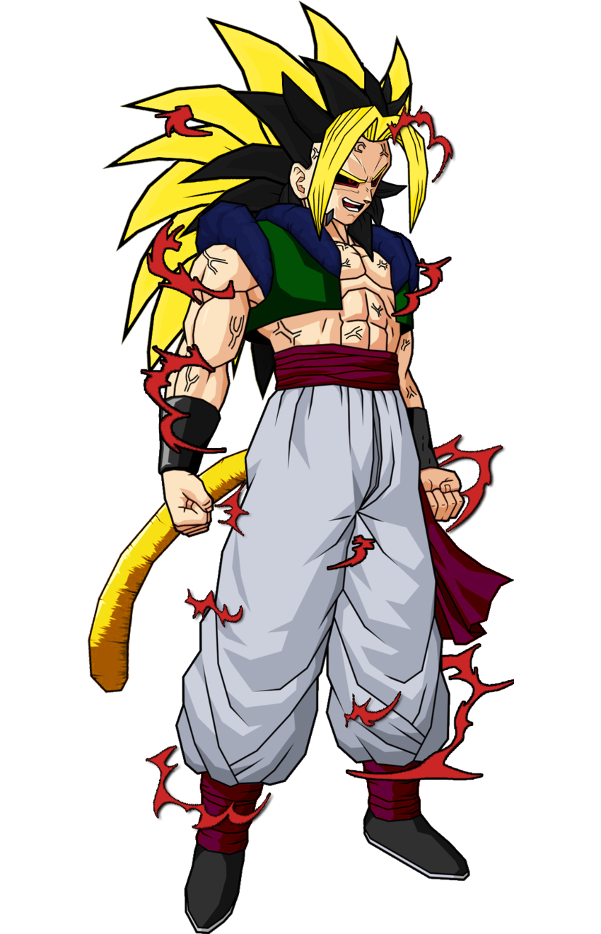 龙珠超:超级赛亚人第五阶!同人作品超赛五设计图赏!