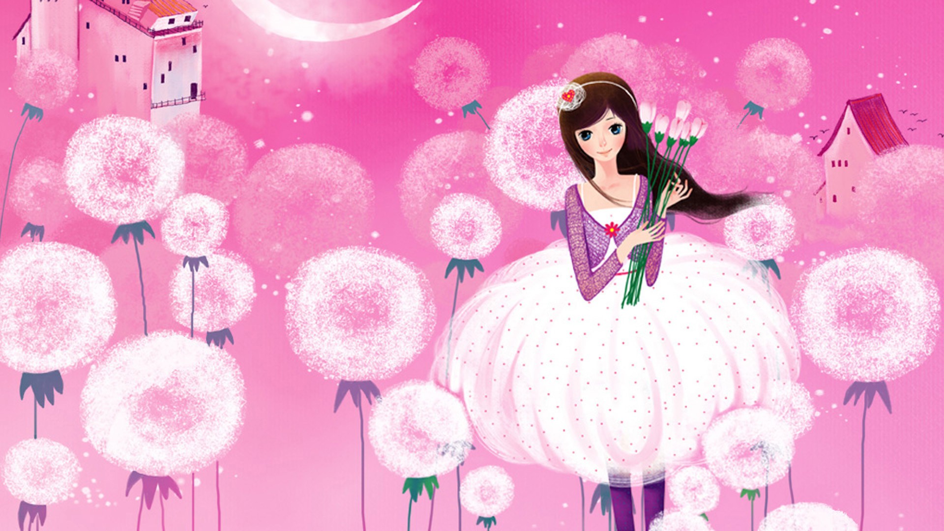 彩色鲜艳可爱卡通桌面壁纸