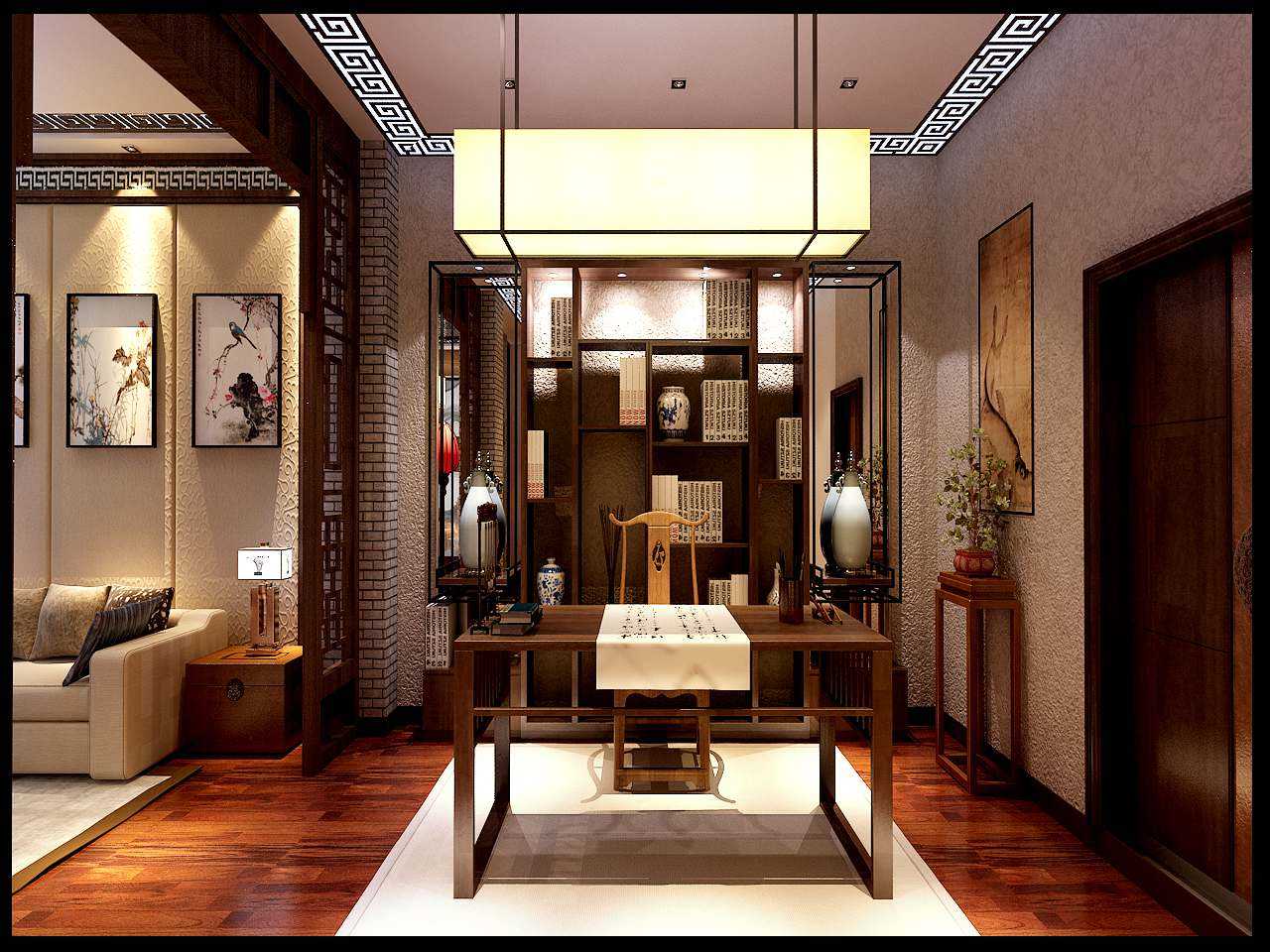 古典风格与现代风格的激情碰撞,简约大气的新中式装修