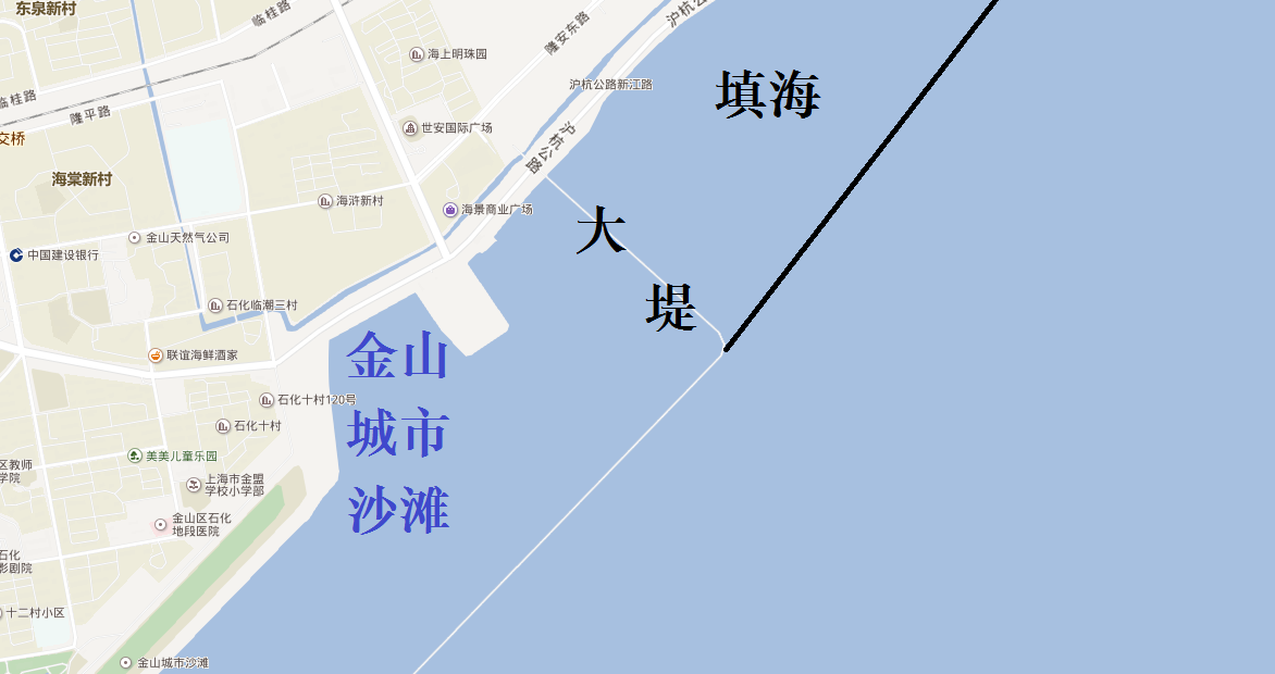 點評上海金山區填海:距離上海市區太遠,主動對接杭州灣