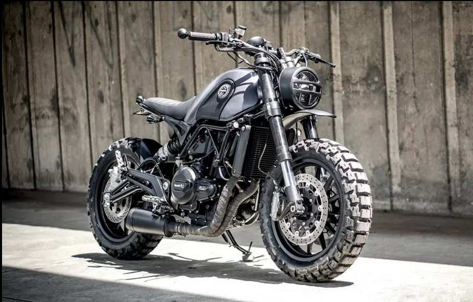 九张贝纳利benellileoncino幼狮bj500改装赏析图