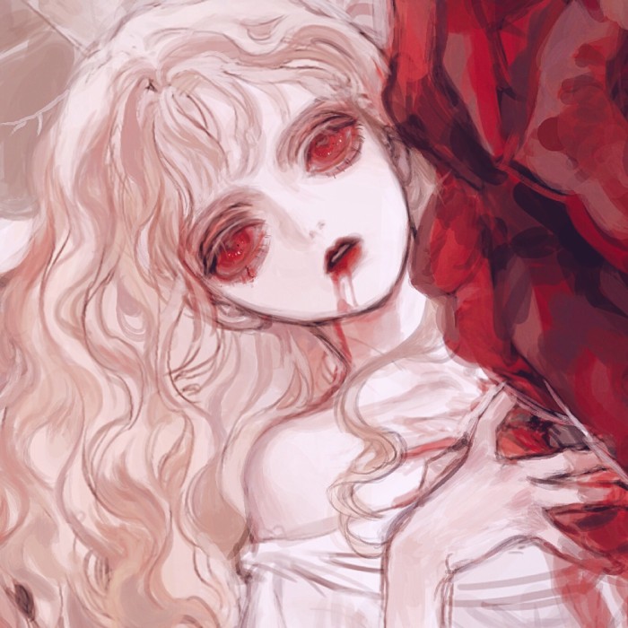 暗黑系女生头像:爱情的意义本就是两个人在一起,扭转命运的手腕