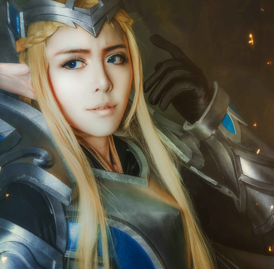 王者荣耀后羿cosplay真人版的,简直美出新高度,非常高的回头率