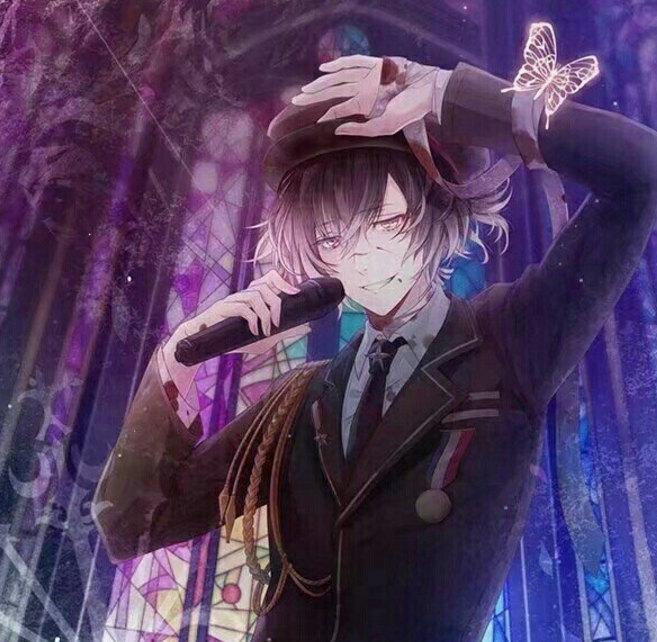 动漫头像:富家公子系列,喜欢唱歌,想唱一首《我们不一样》