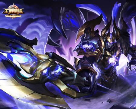 王者荣耀:最帅五黑皮肤搭配,玩的就是刺激