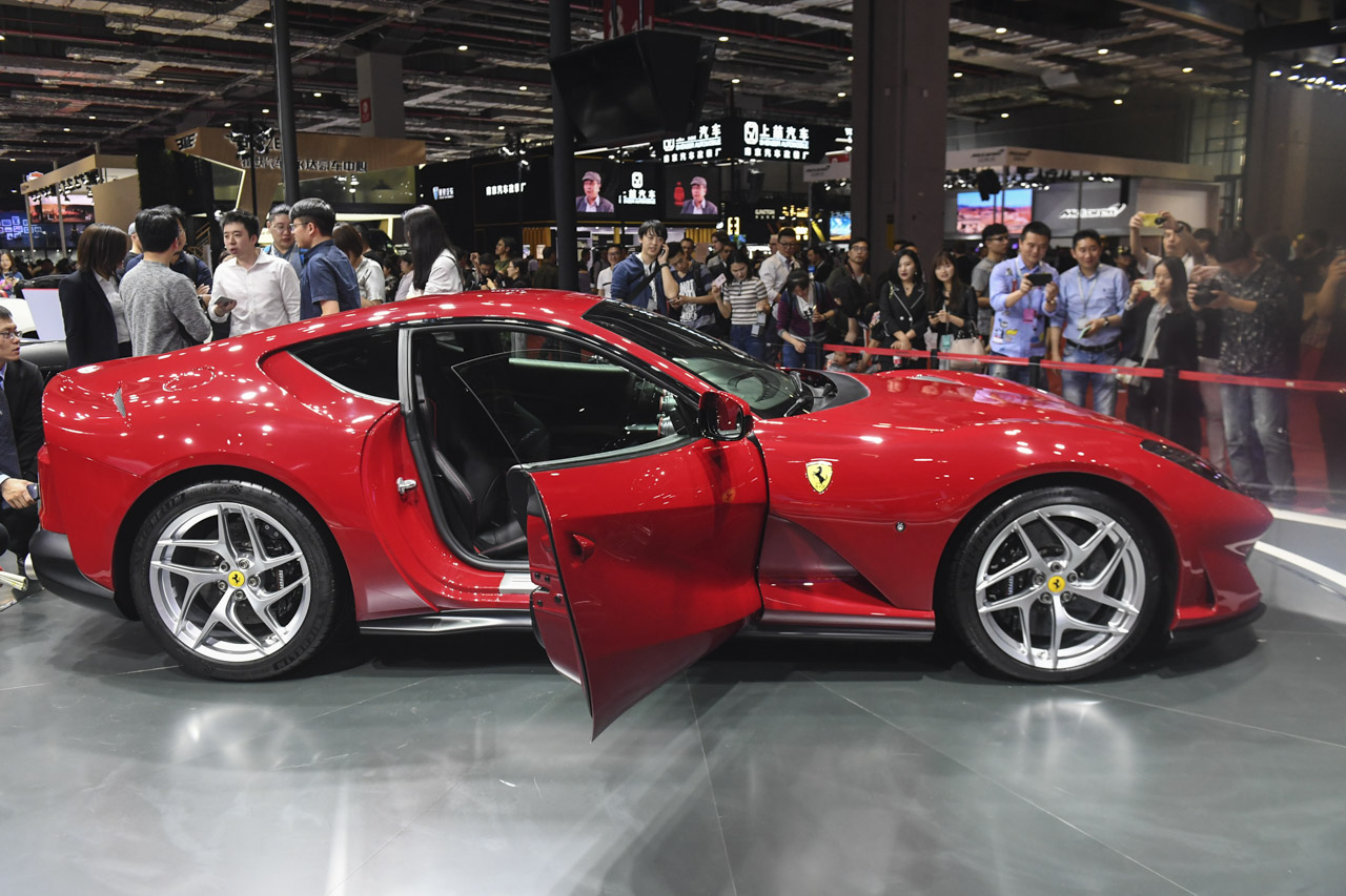 车展实拍:法拉利 812 superfast