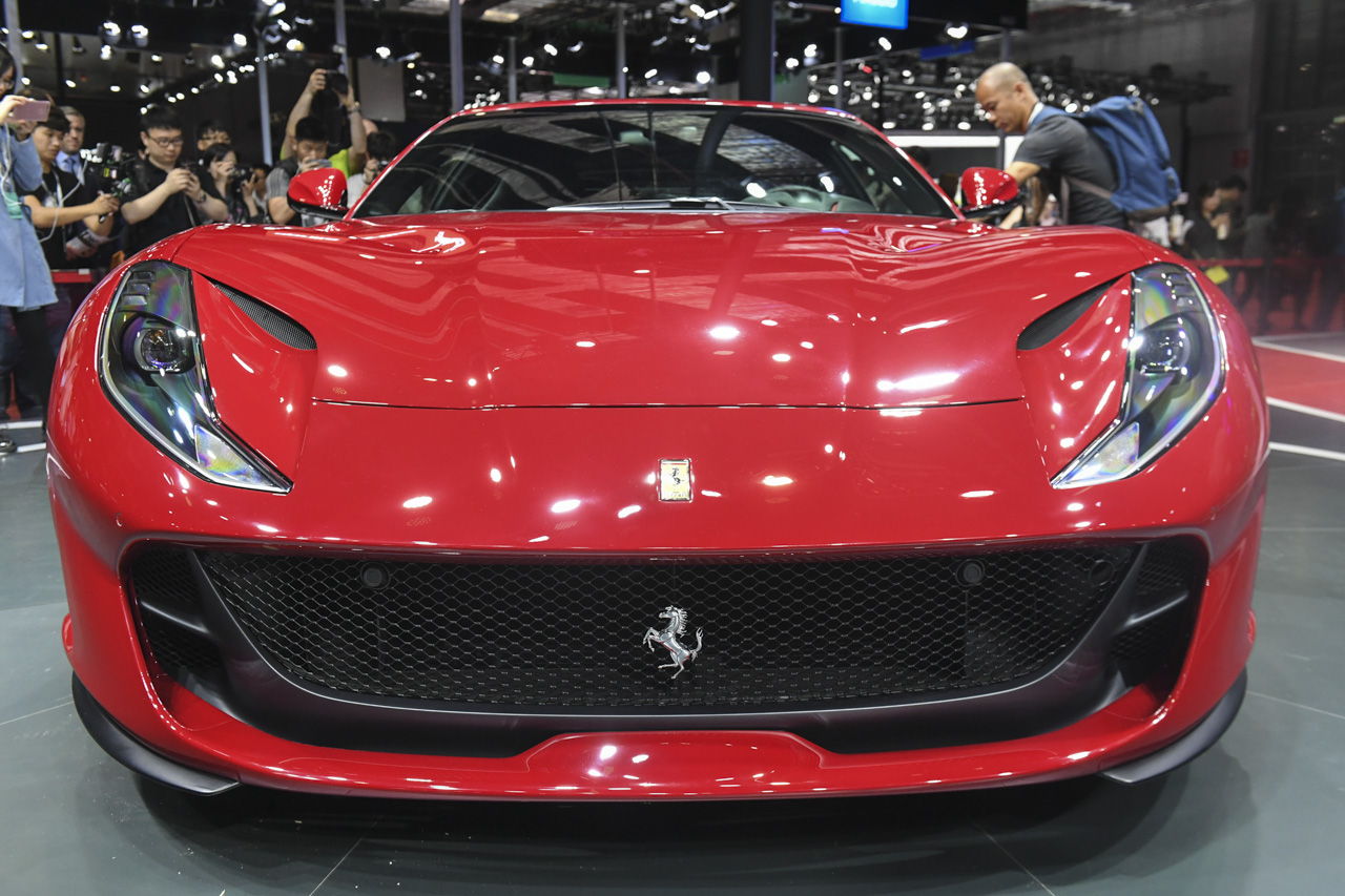 车展实拍:法拉利 812 superfast