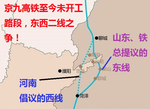 京九高铁各段进展顺利,唯独这段线路争议不断,至今仍未开工