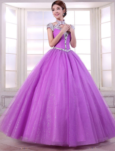 十二星座专属紫色主题婚纱,水瓶妩媚优雅,双鱼座仙气十足!