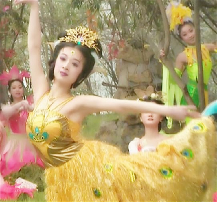 西游记孔雀公主跳舞图片