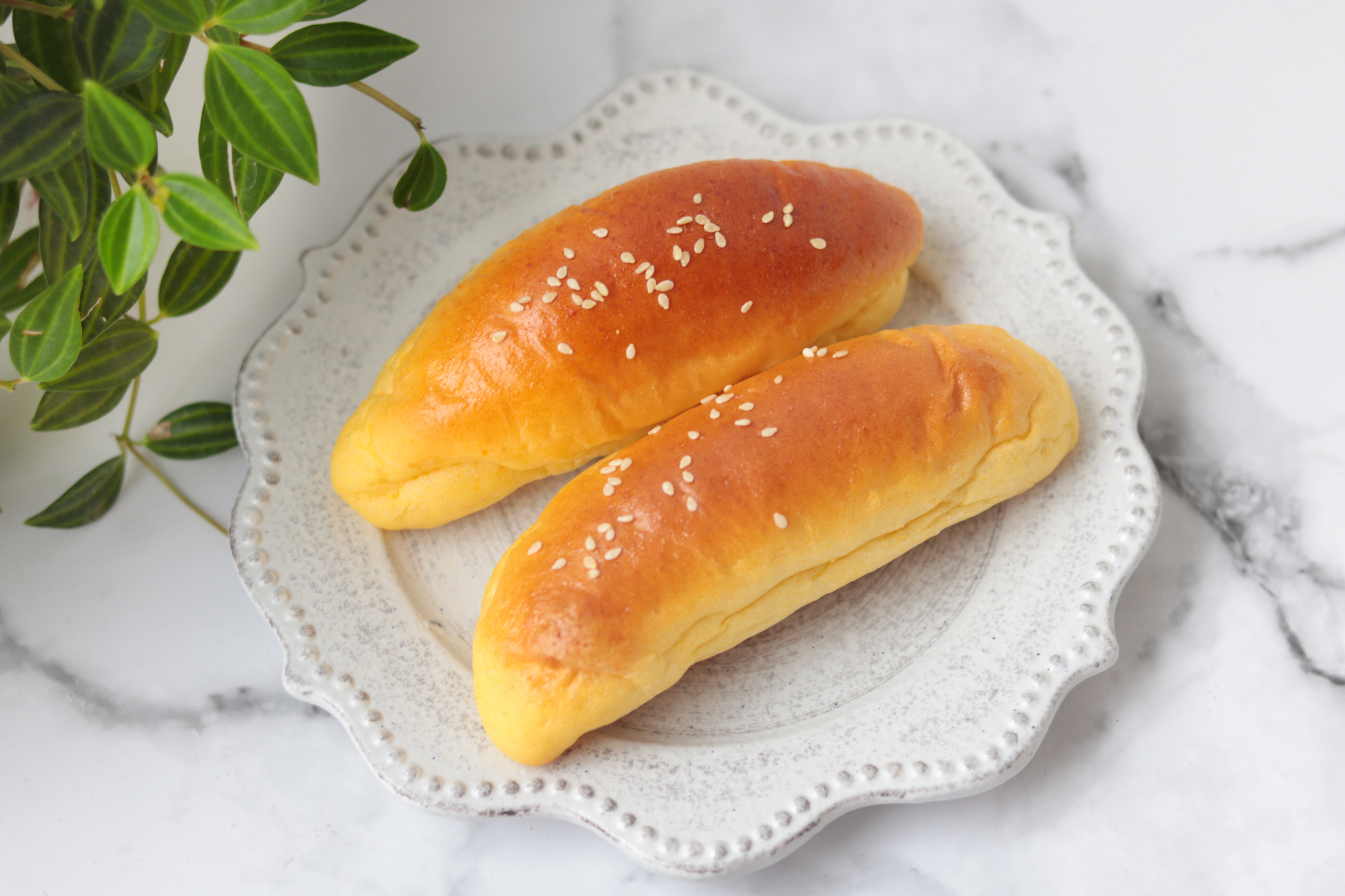 胡萝卜餐包,一款有颜色有营养好味道的小面包,孩子一直不爱吃胡萝卜