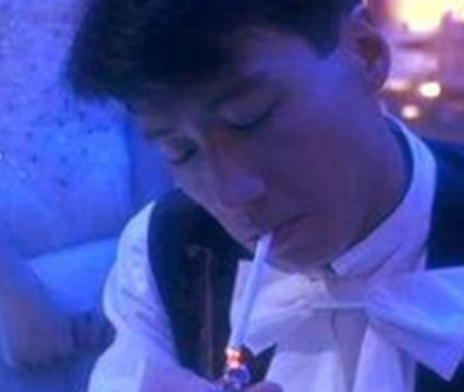 "四大天王"抽烟照,郭富城嚣张,只有他的姿势被万人模仿!