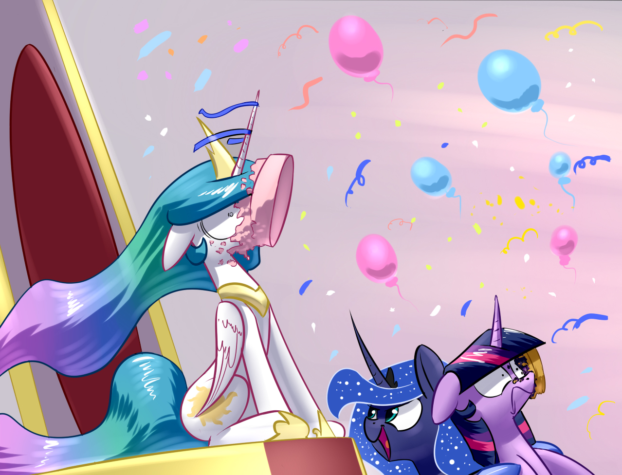 彩虹小马七格漫画,那次派对真是轰动,宇宙公主可遭了殃!