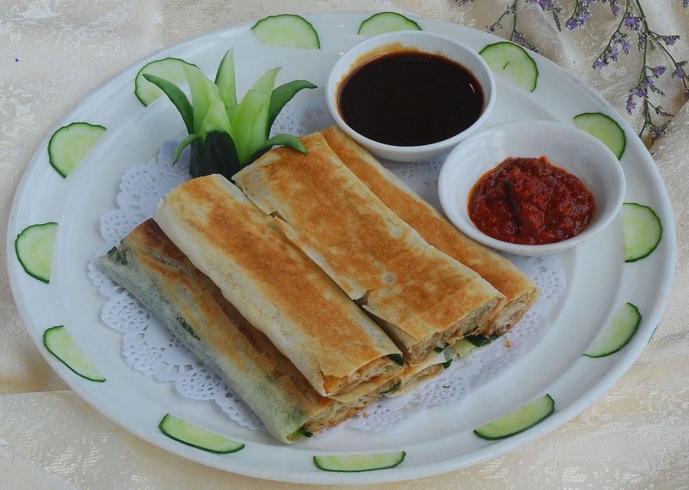 葱包桧已经出现,发布会上其他几道桐庐美食,黄老师下道做那个