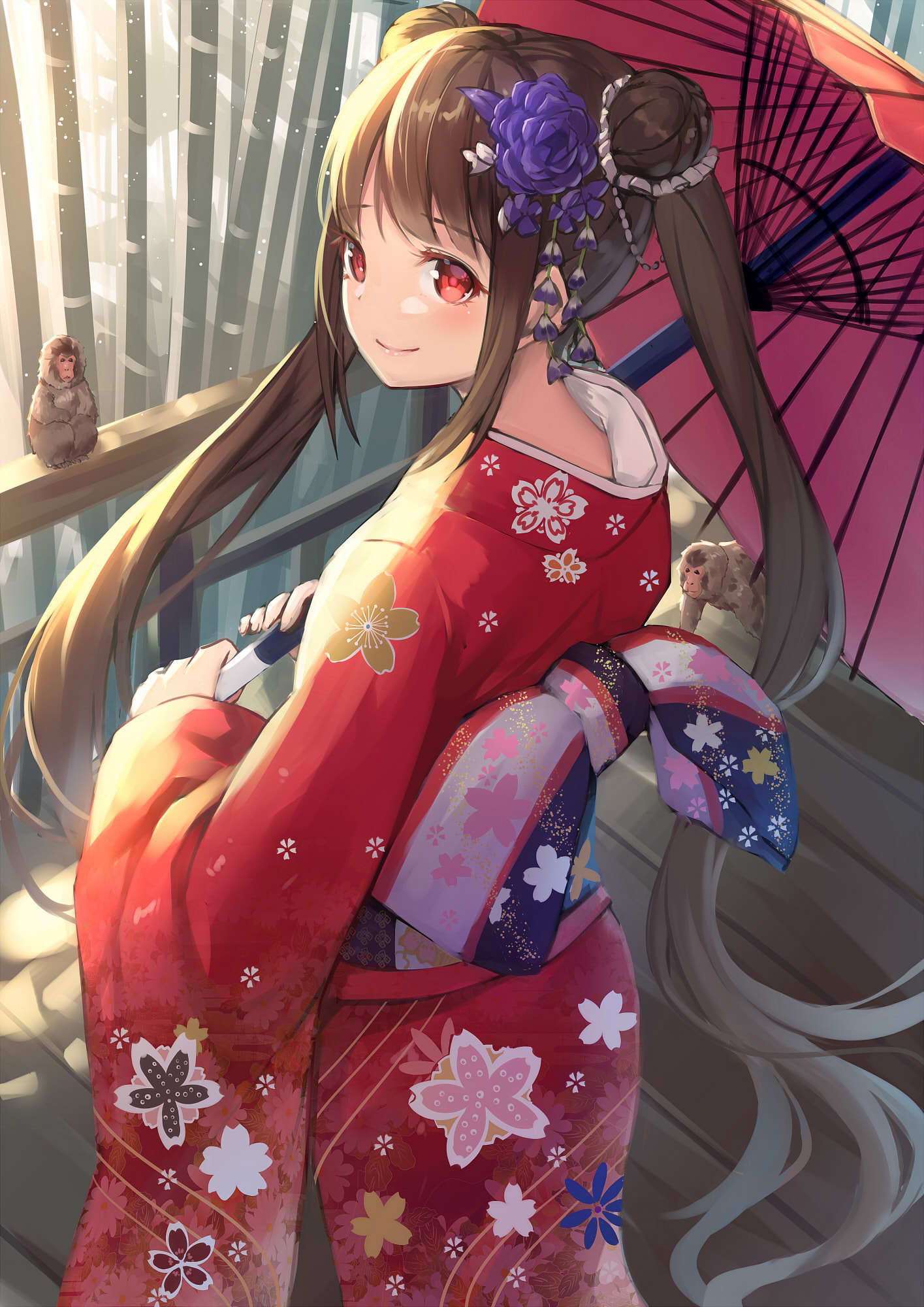 和风动漫美少女壁纸图片