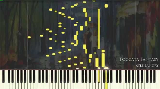 [图]黑乐谱之《Toccata Fantasy》，网友：这难度令人发指！