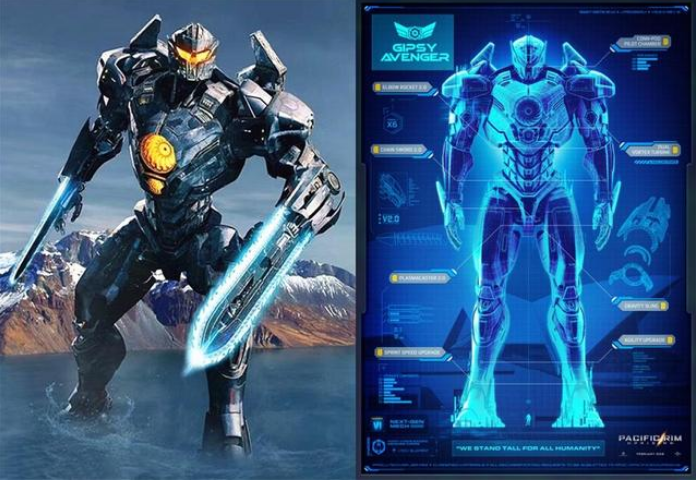 盘点"环太平洋2"四大机甲,你认为哪一款最帅最厉害?