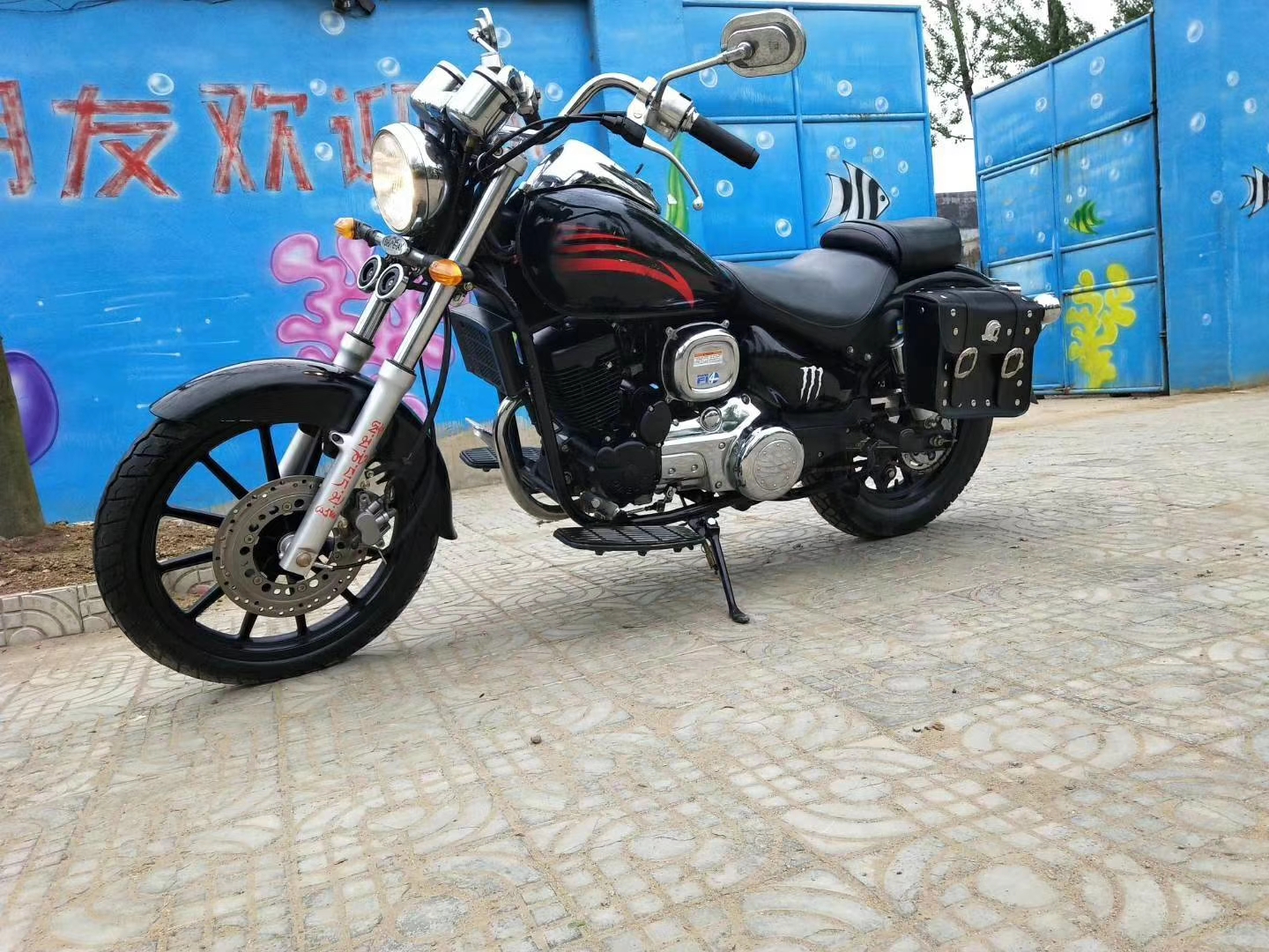 纯韩国进口第一品牌大林摩托,电喷油冷 ,全车自动检测.