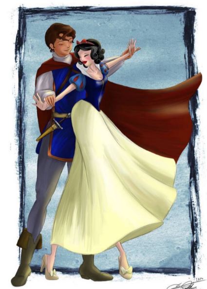 当迪士尼公主和男伴在一起的时候,睡美人彰显出自己魅惑的一面!