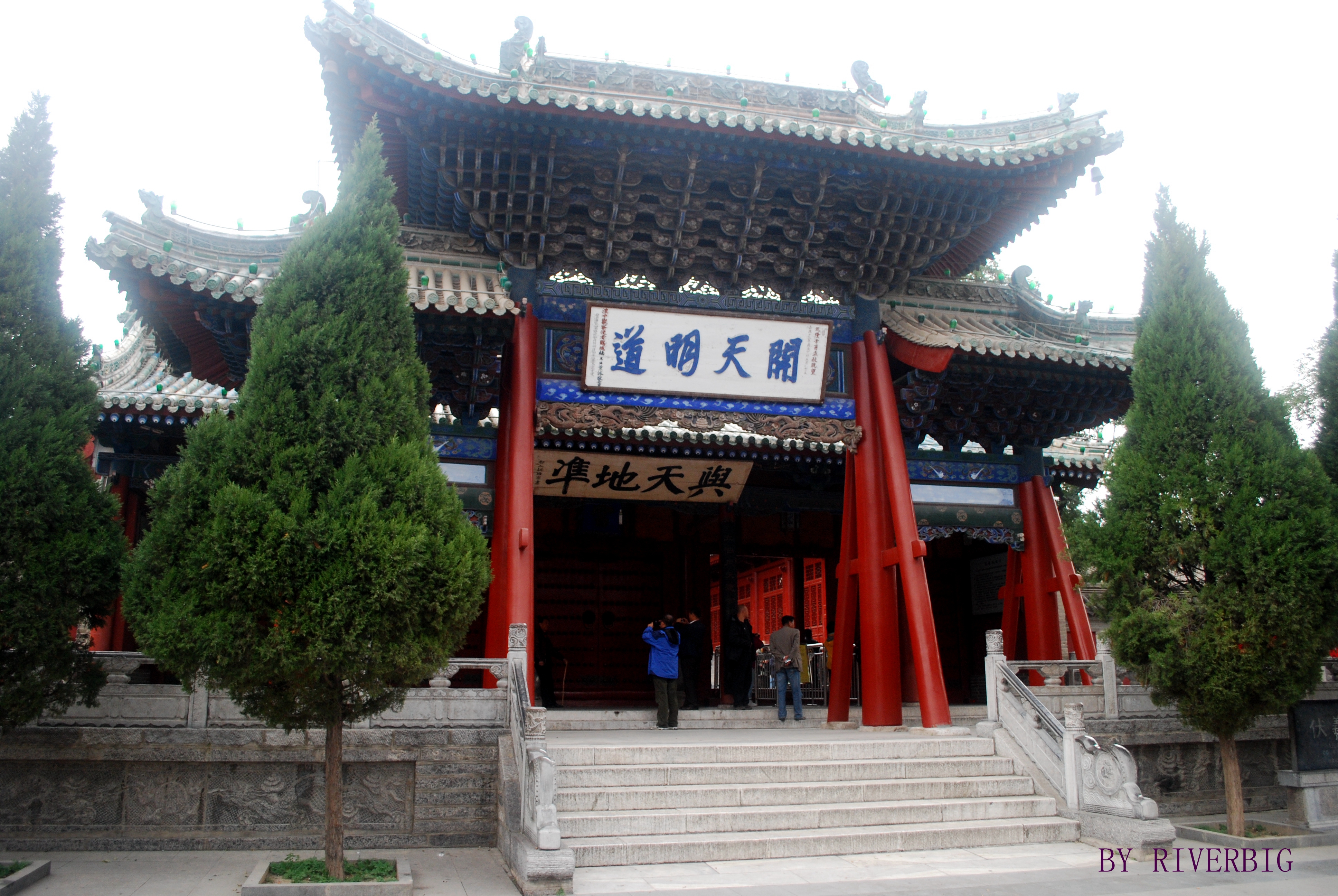 天水伏羲庙广场,文化在此优雅地传承着